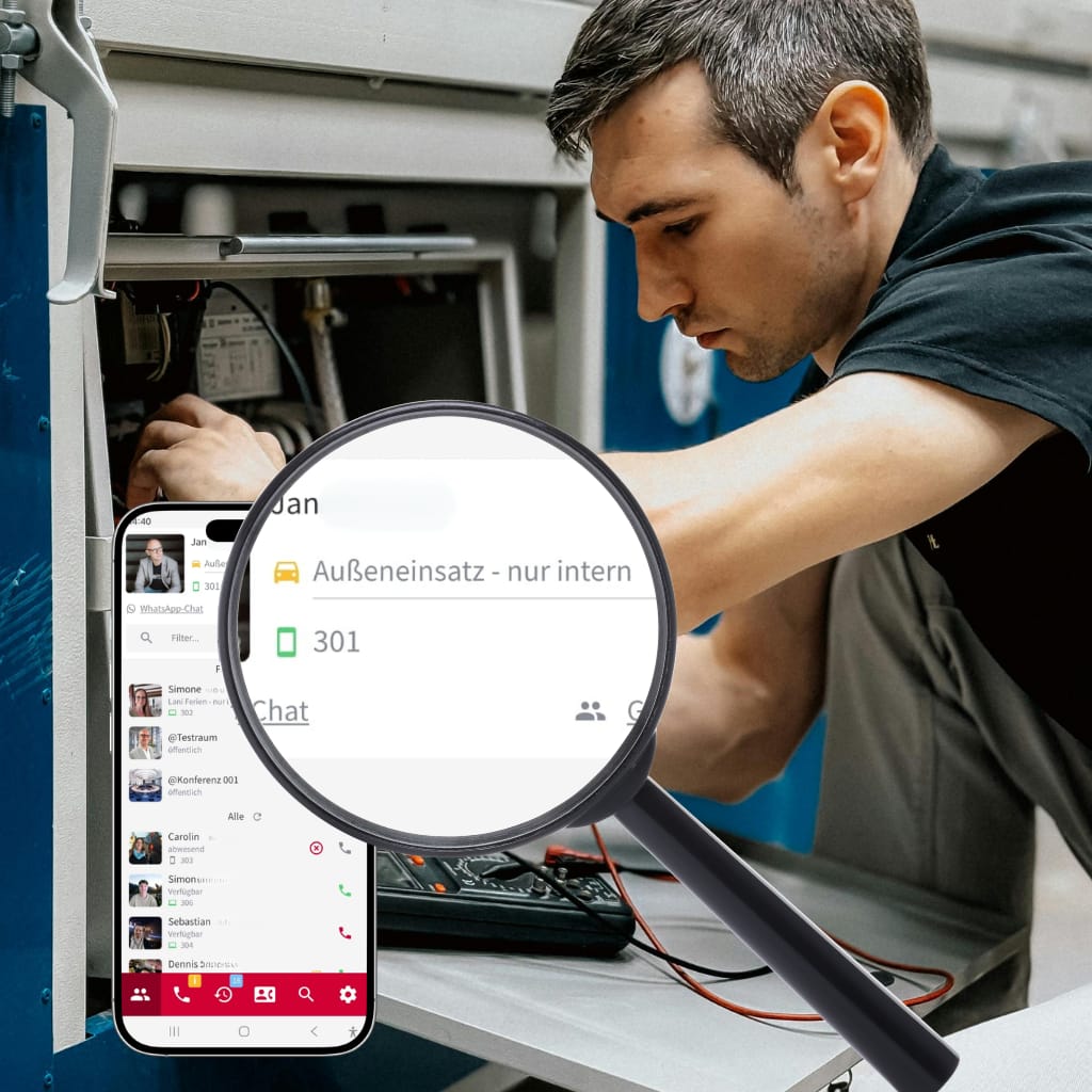 pascom – erreichbar – nach deinen Regeln – hell Mit pascom immer erreichbar. Wenn Du es willst. Nach Deinen Regeln.