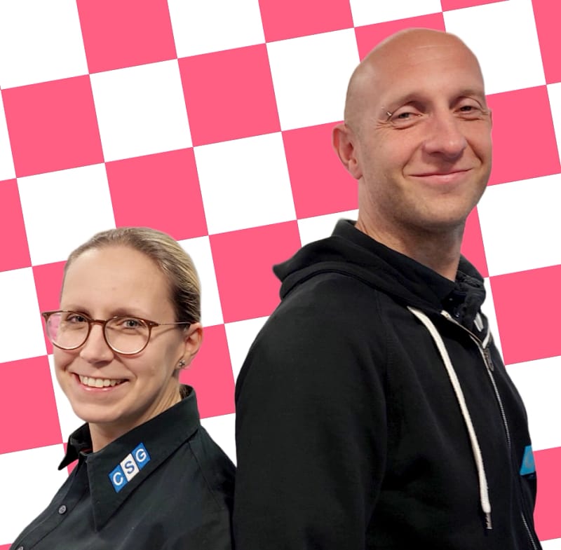 Simone und Jan Reichelt - Das Head-Team der CSG Systemhaus GmbH und beim IT-KÄFER.